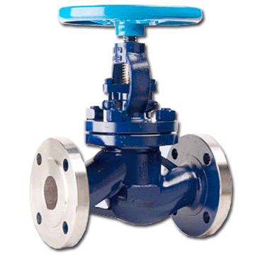 клапан (вентиль) запорный 15с65нж Ру16 Ду50 (Китай)