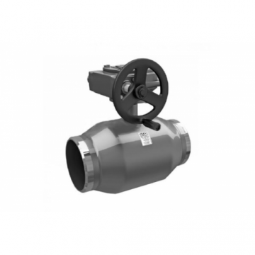 КШЦПР из стали 12Х18Н10Т Ду125 Ру2,5 полн. (с редуктором)