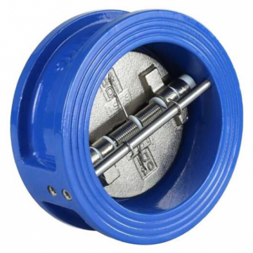 клапан обратный двухстворчатый чугунный м/ф Dendor Ду200